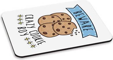 Gift Base Crazy Cookie Boy PC Computer Mouse Mat Pad