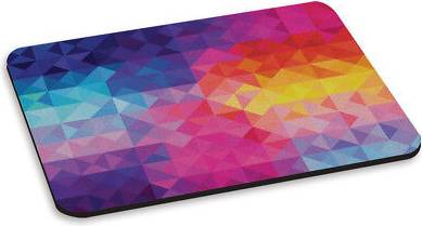 Gift Base Rainbow Triangles Aztec Pattern PC Computer Mouse Mat Pad