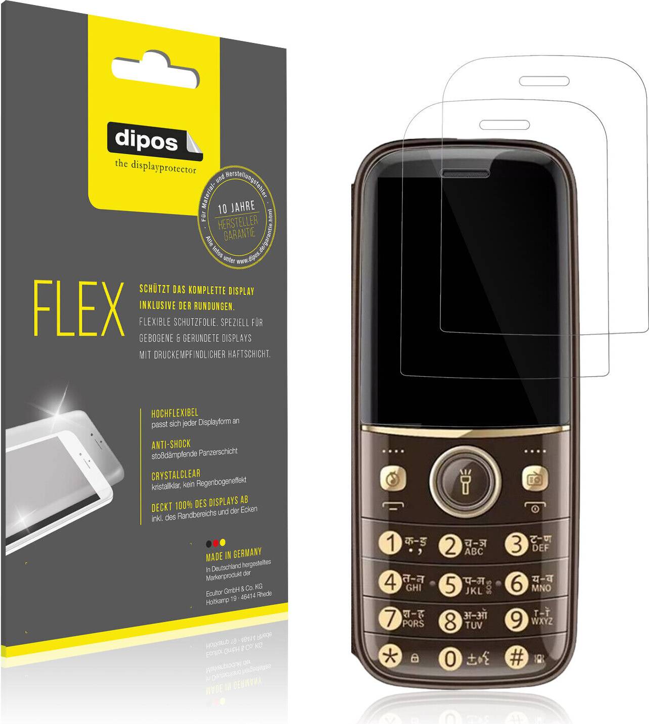 Dipos Screen Protector for Cellecor R1 Film Covers