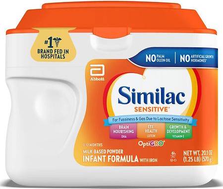 Similac baby formula Similac Sensitive Infant Formula Powder 20.1 oz