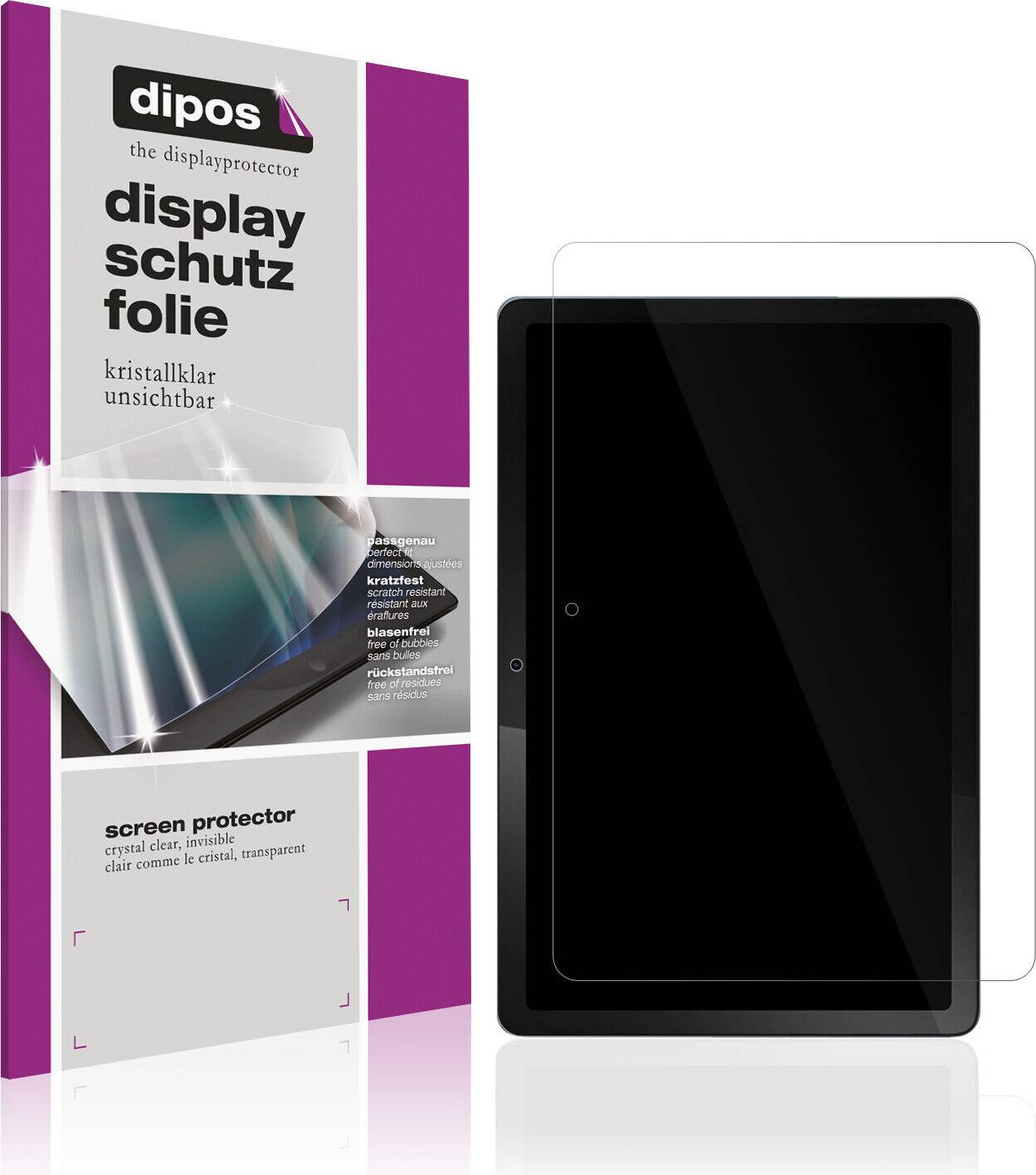 Dipos 2x Screen Protector for Juedur R900 10 Zoll Protection Crystal Clear