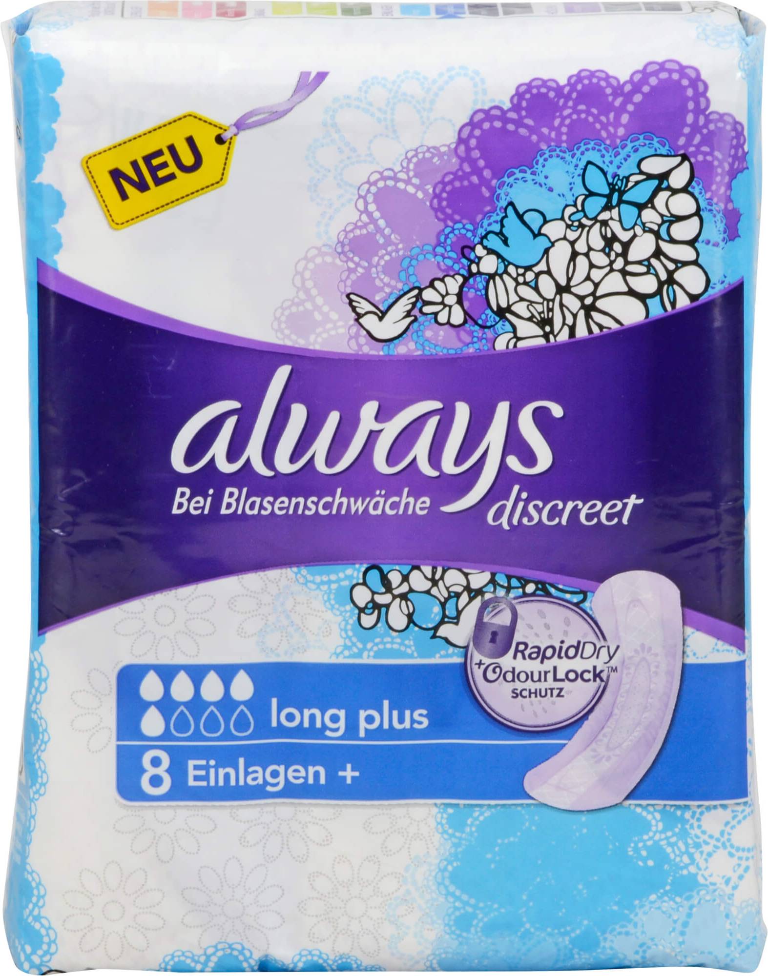 Always discreet Always Always Discreet Inkontinenz Long Plus 8 St
