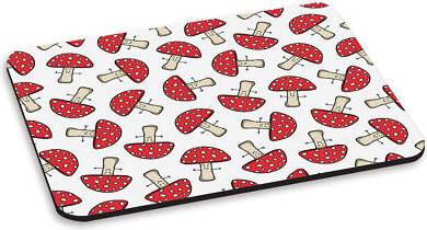 Gift Base Mushroom Pattern PC Computer Mouse Mat Pad