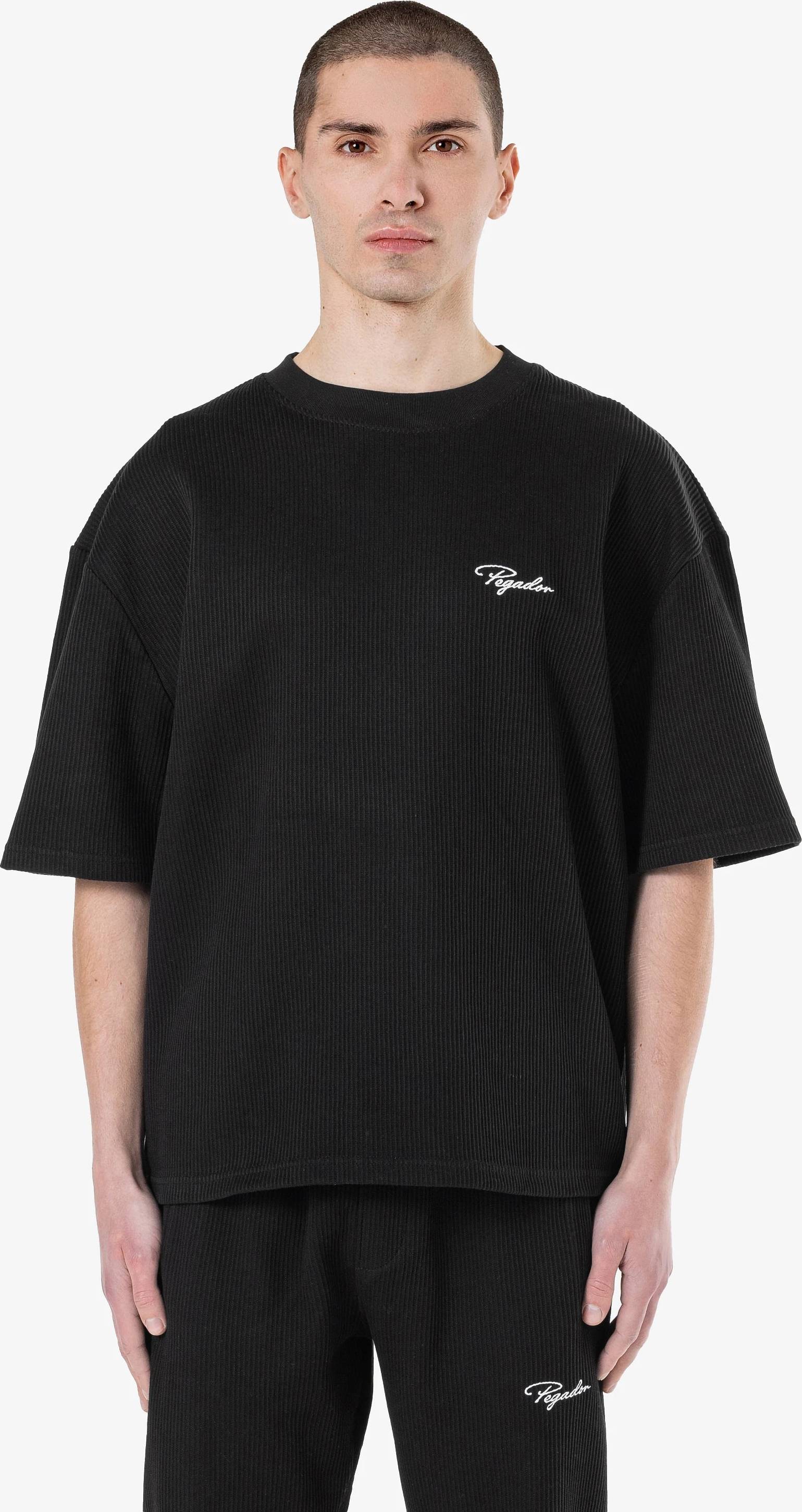 Pegador Oversized T-shirt Signar Rib Tee - Sort