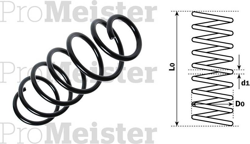 Coil Spring Rear Ford Mondeo 10 00