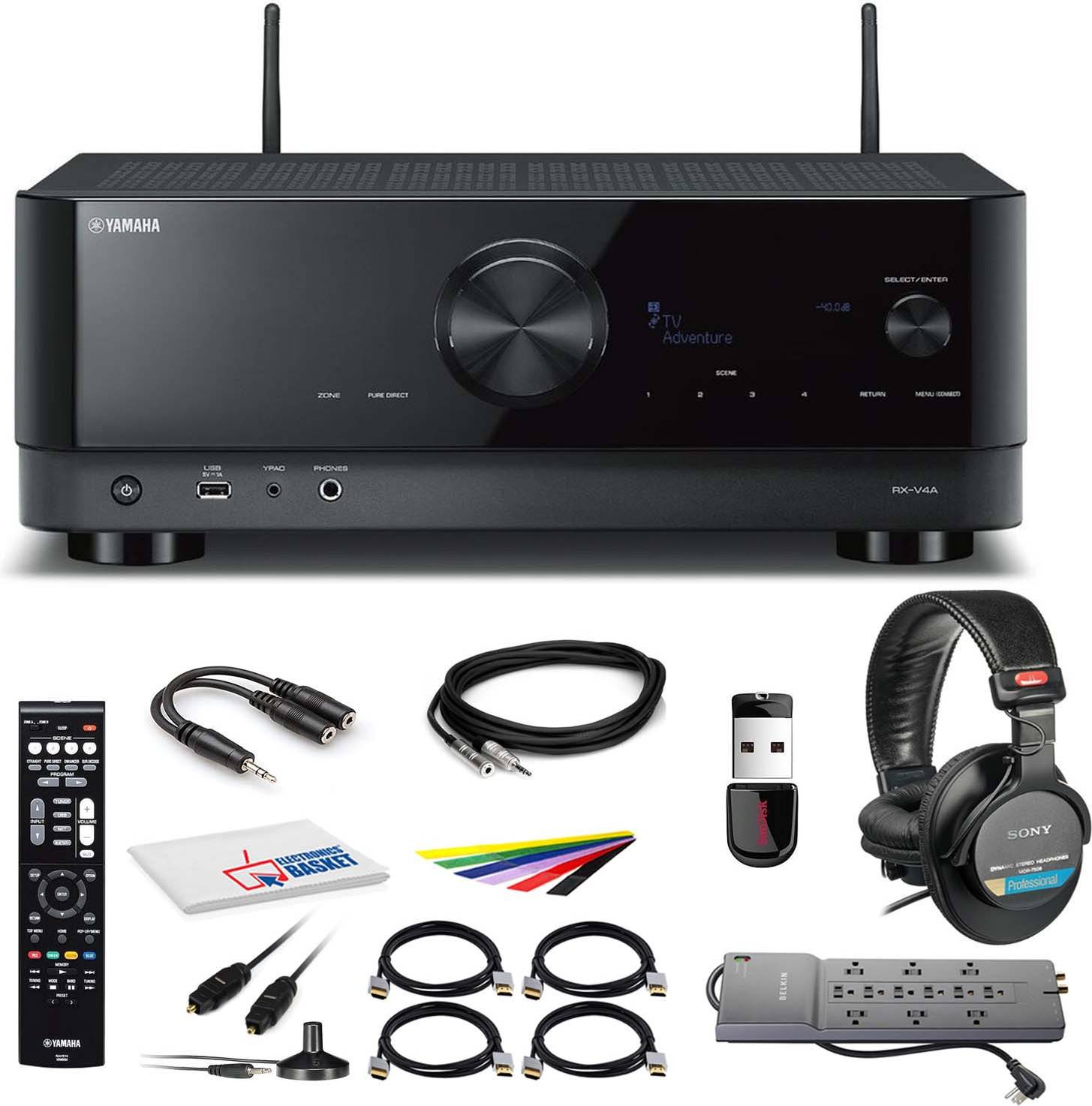 Yamaha av receiver Yamaha RX-V4A 5.2 Channel Network A/V Receiver