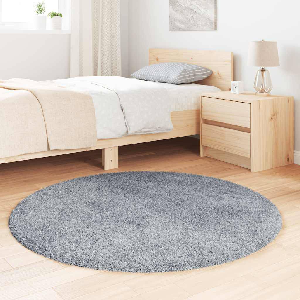 Latitude Run Solid Colour Area Rug Round 120 cm