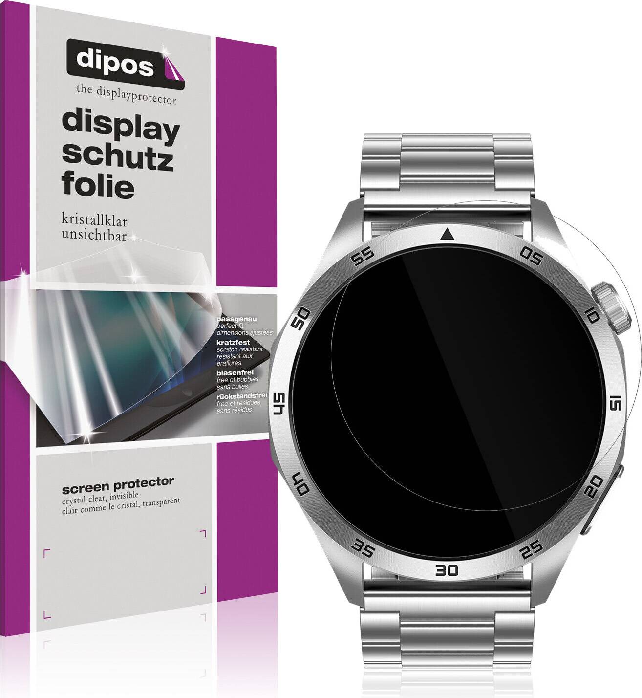 Dipos 6x Screen Protector for Kardena Care Pro 4 Plus Rund Protection Crystal Clear