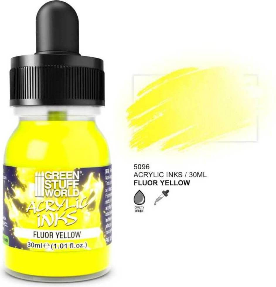 Fluor Acrylic Ink 30ml Modelling Painting Base