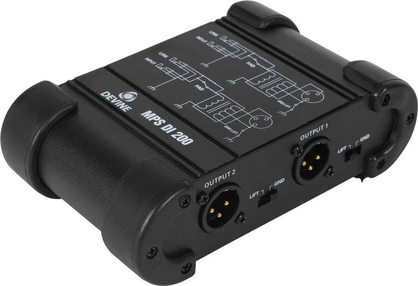Devine MPS DI 200 Stereo DI Box