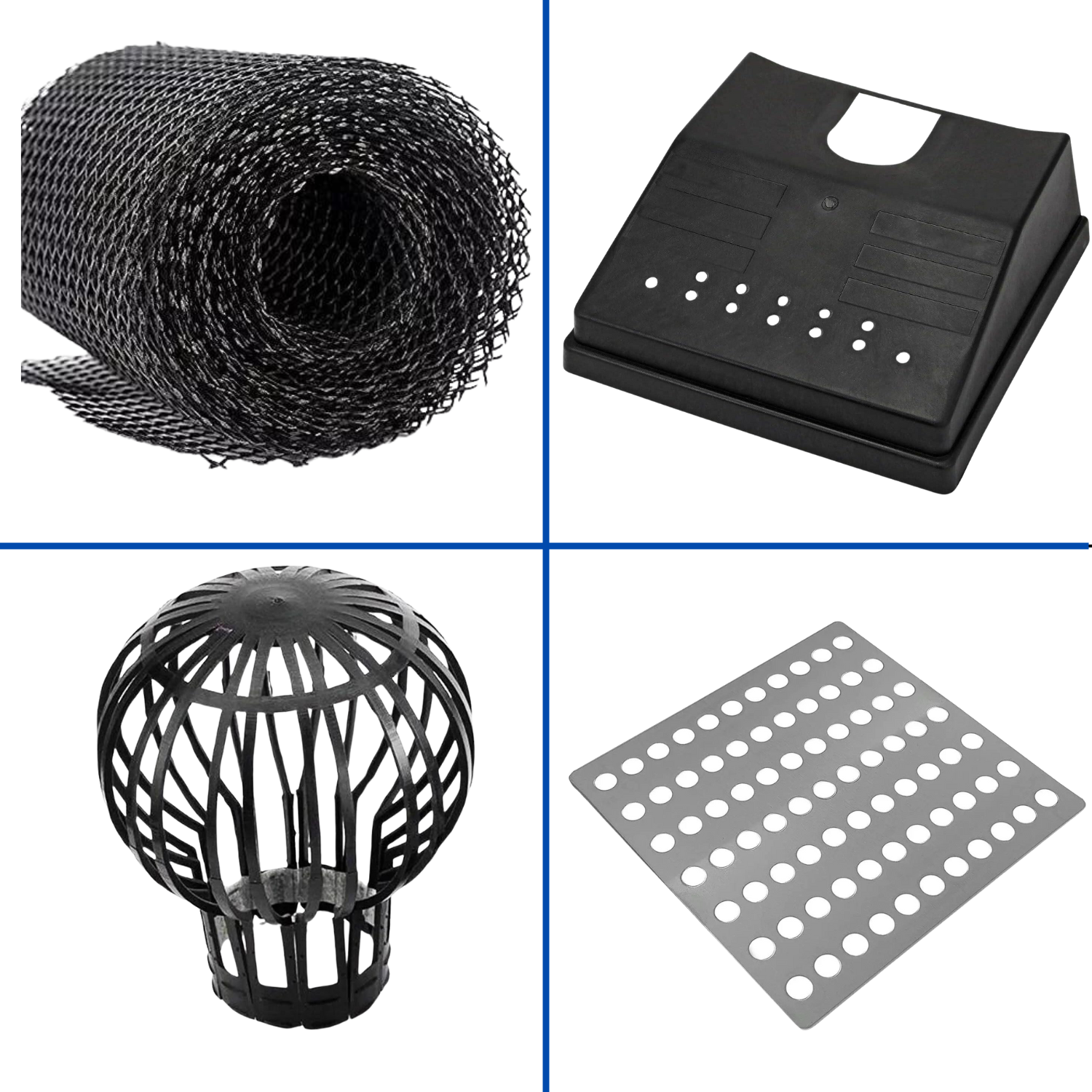 Gutter Mesh Leaf Guard Protector Blocked