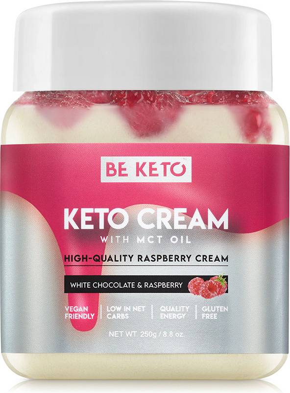 Beketo Keto Cream White Chocolate Raspberry 250