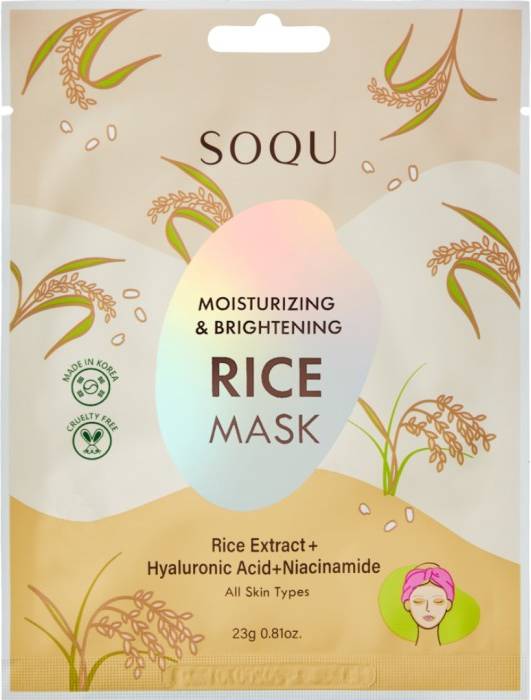SOQU Rice Sheet Mask