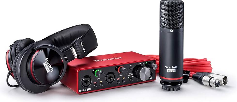 Scarlett 2i2 Studio 3 Gen USB Audio-Interface-Bundle