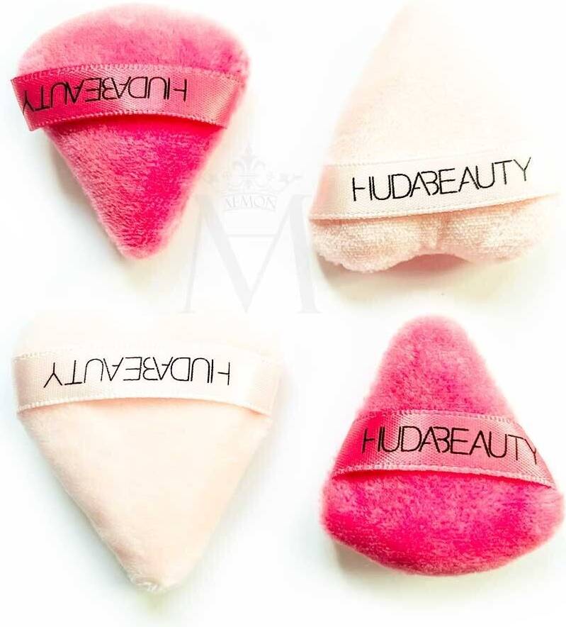 Huda beauty powder mini Huda Beauty Mini Powder Puff Set - 4 Pcs