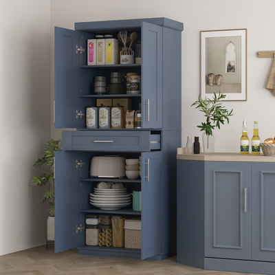 Kitchen pantry storage cabinet Homcom 72 In Kitchen Pantry Storage Cabinet