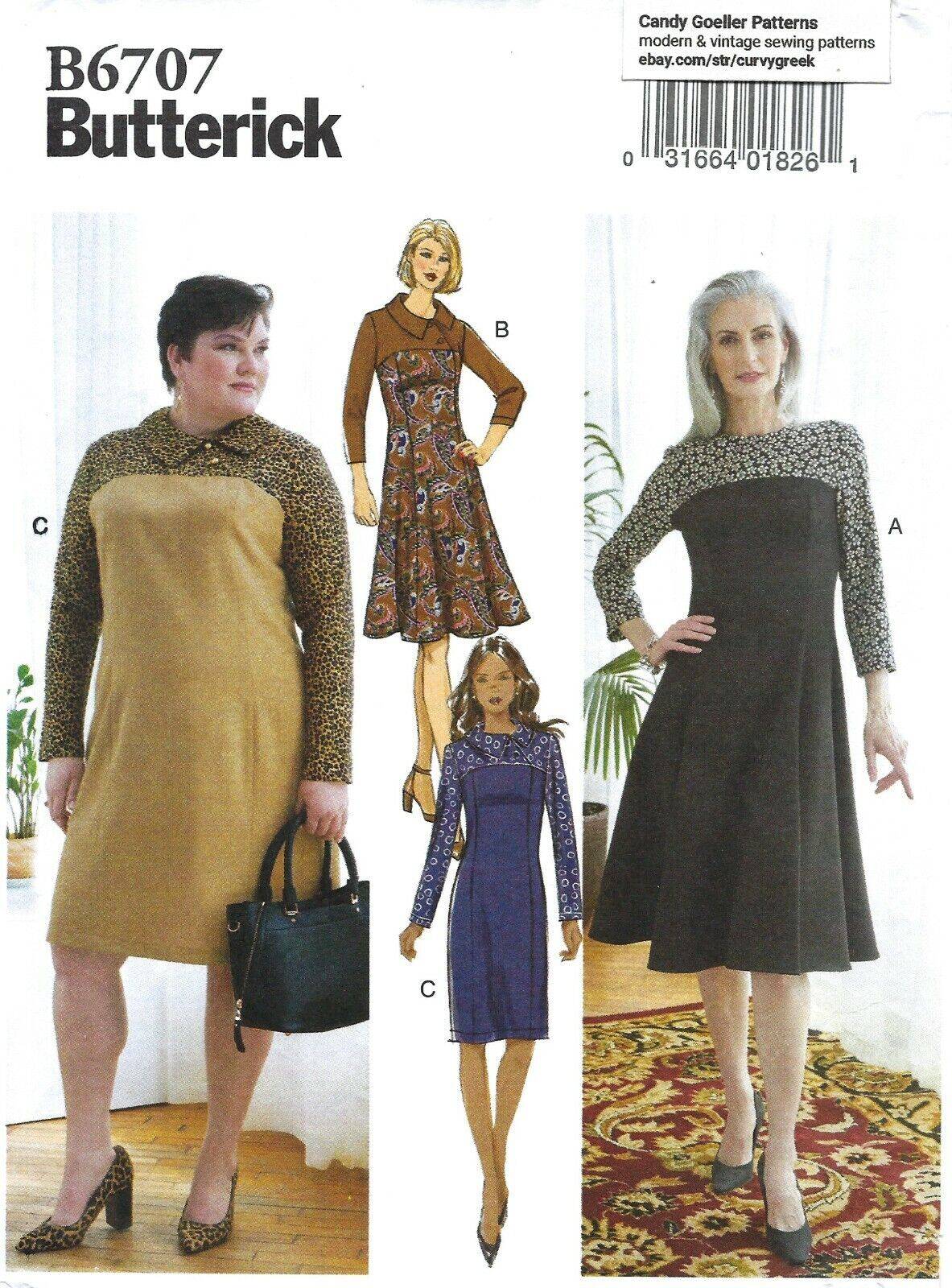 Buttericks Butterick Sewing Pattern 6707