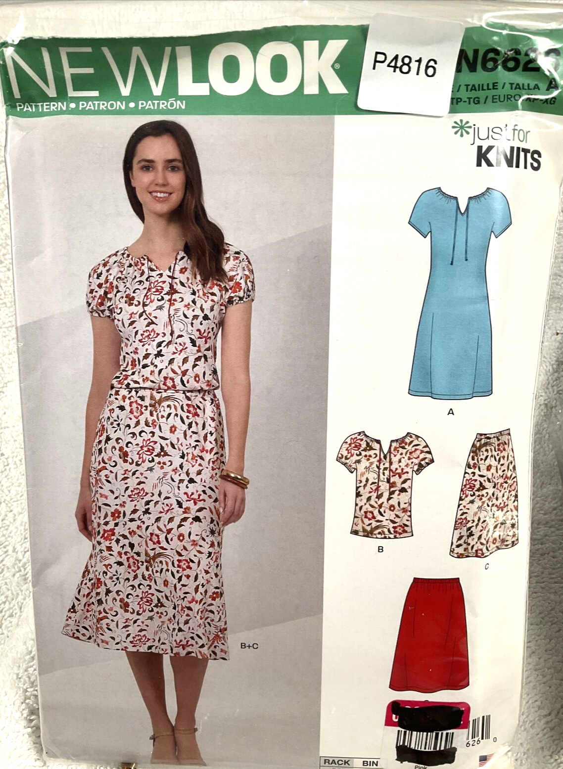 New Look Sewing Pattern 6626