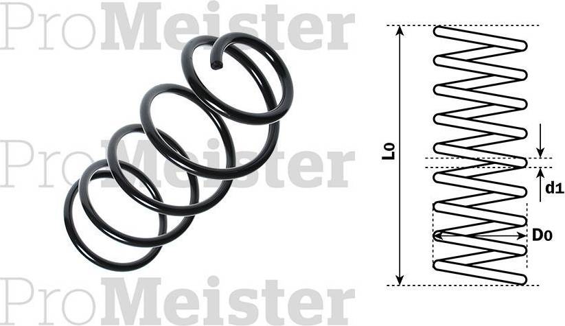 Coil Spring Front Volvo S40