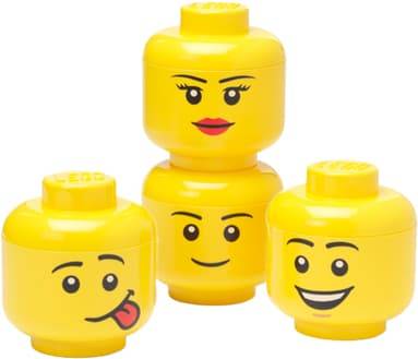 LEGO Storage Head Mini Set 4 PCS