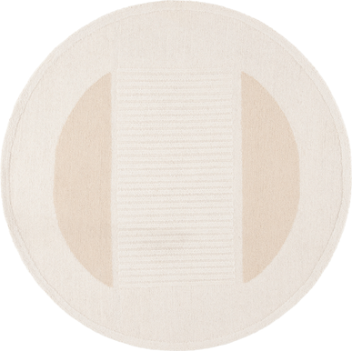 Safavieh Hand-Tufted Rodeo Drive Gertrude Abstract Area Rug 6 x 6 Round Beige, Multicolor