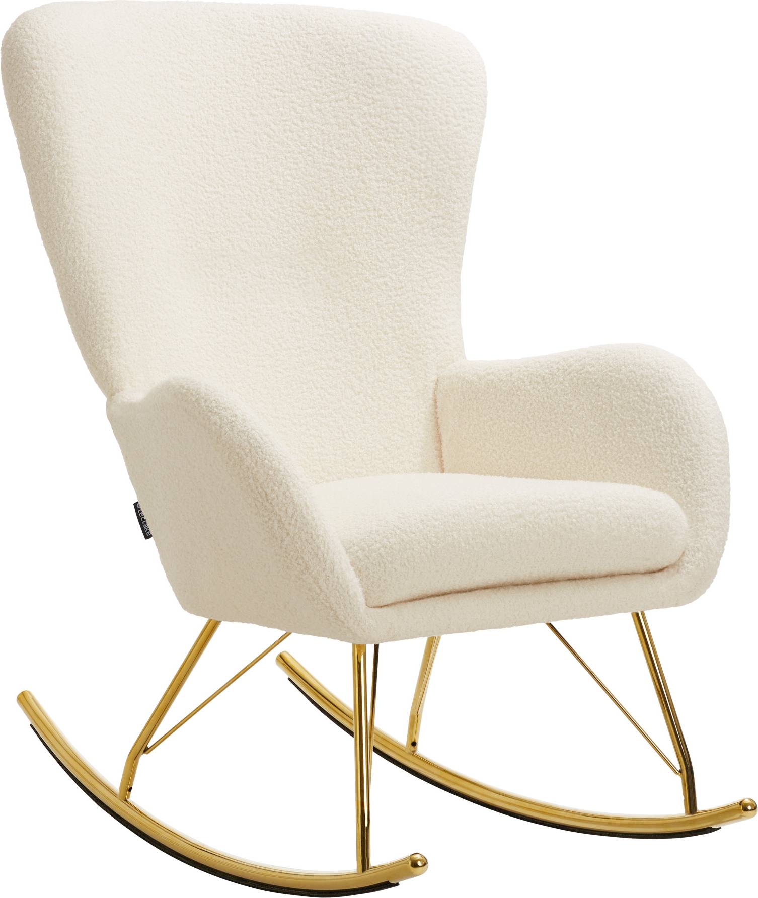tectake Swing Armchair with Steel Runners Rocking Chair