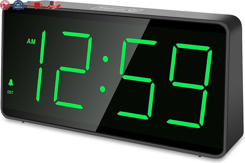 Digital clock Cordless Large Battery Operated Digital Clock