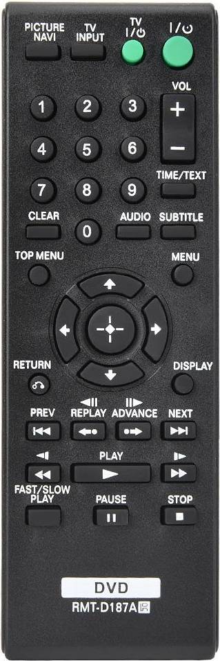 Telecomando Ricambio Sony RMT-D187A DVD