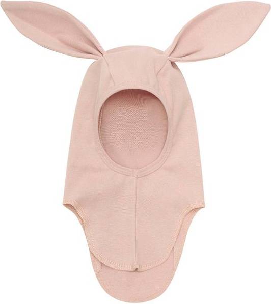 Huttelihut Balaclava Ears Cotton Rib - Rosa