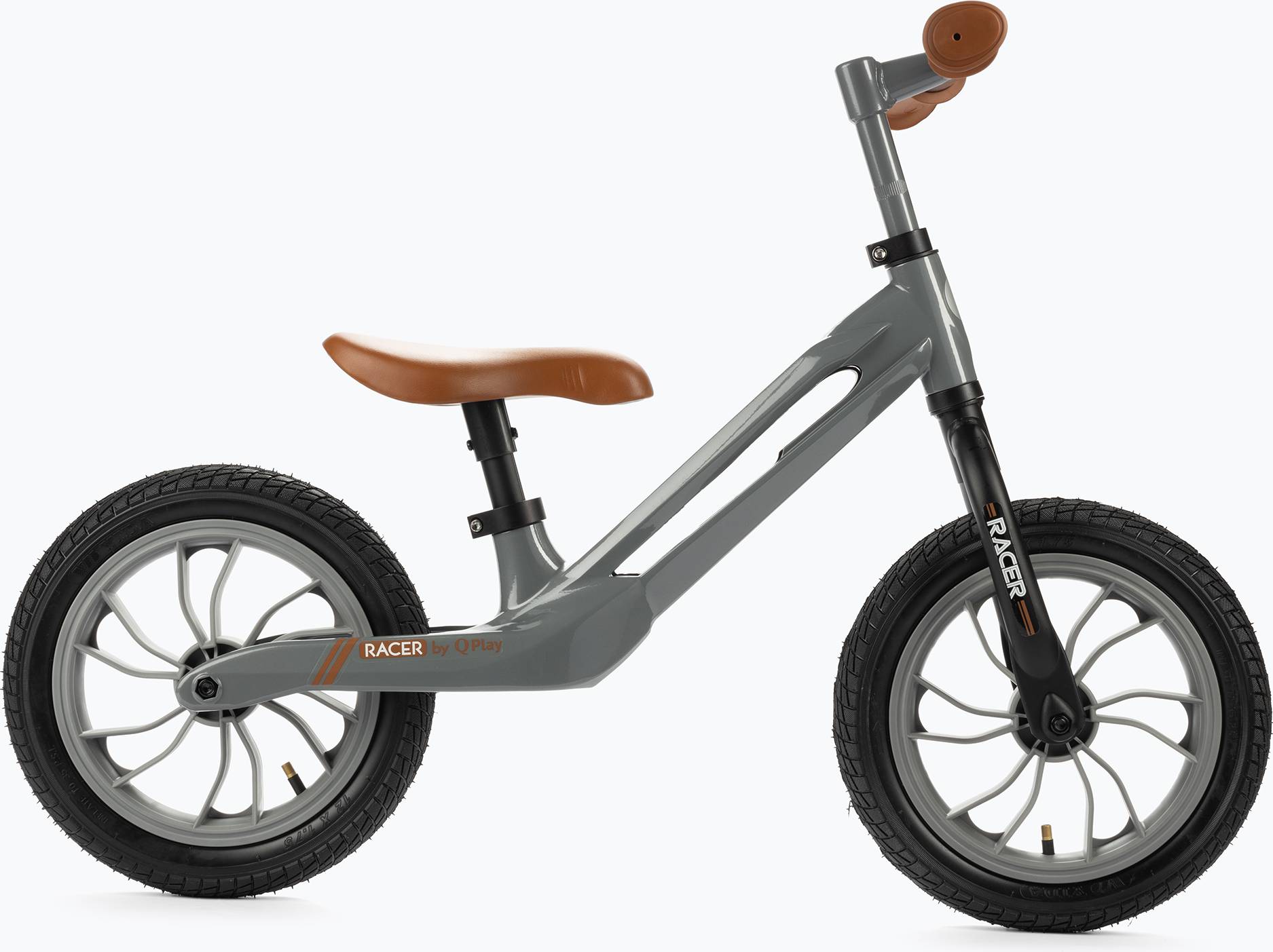 Qplay Løbecykel Racer Grå