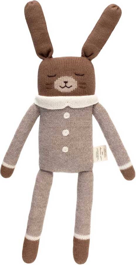 Main Sauvage Large Soft Toy Rabbit Pyjamas Grey