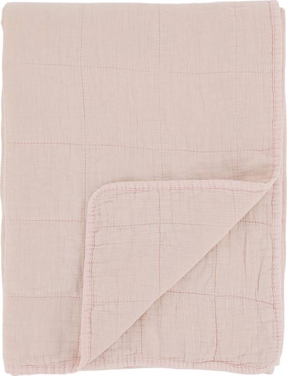 Chic Antique Aix Vintage Pläd Rosa Filt Rosa
