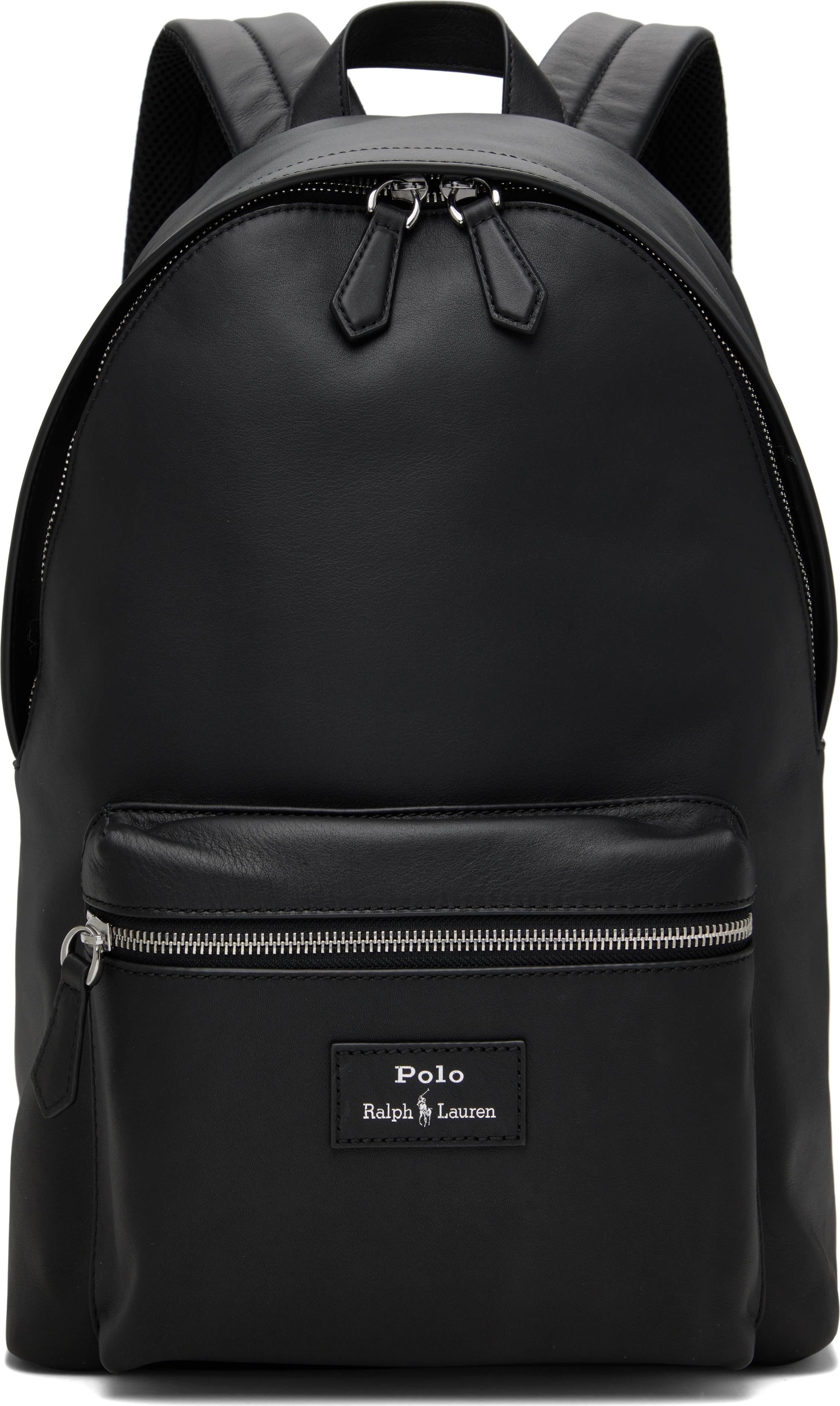 Polo backpack Polo Ralph Lauren Smooth Leather Backpack - Black