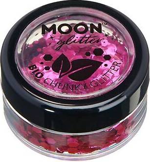 Smiffys Bio Chunky Glitter - Rosa