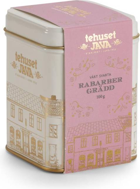 Tehuset Java Rabarber Grädd I Plåtburk 100g