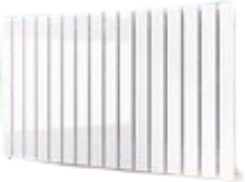 Elegant White Horizontal Radiator