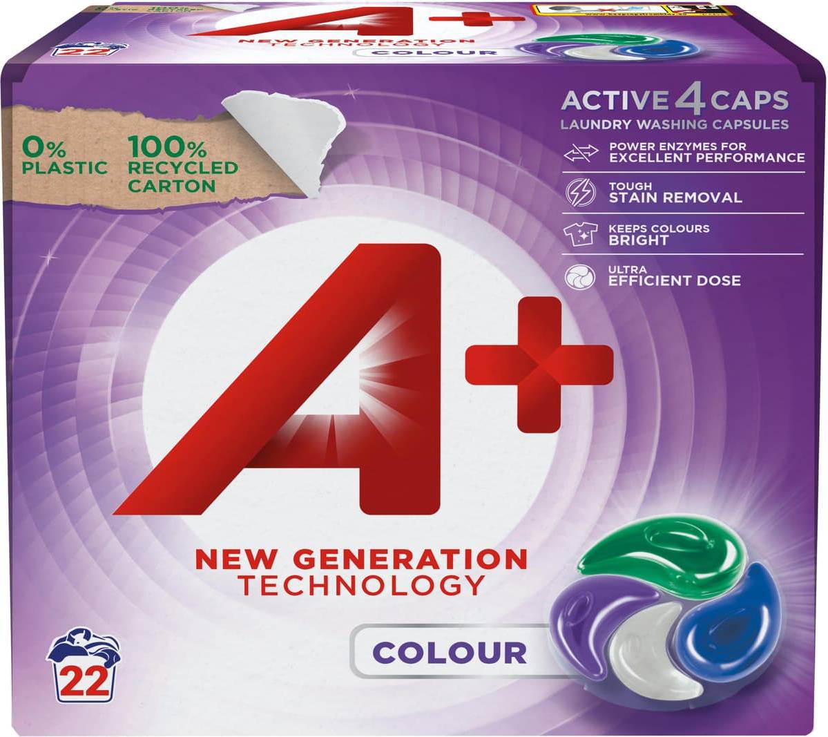 Color Active 4 Caps Pyykinpesukapselit