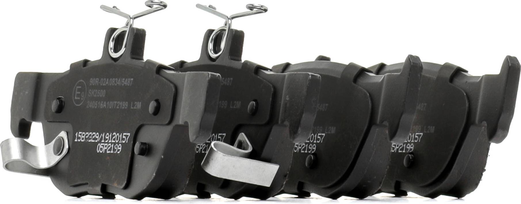 Ridex Brake Pad Set Rear Axle
