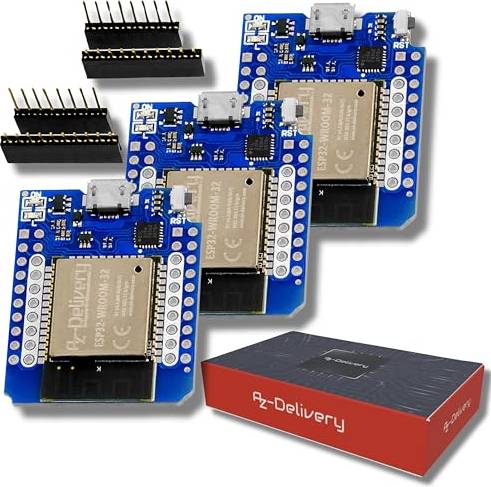 AZDelivery 3X ESP32 D1 Mini NodeMCU WiFi Module