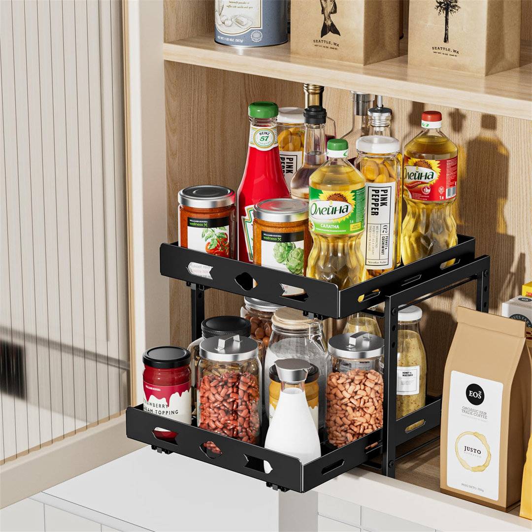 Belfry Kitchen Spice Rack Organizer 2 Tier