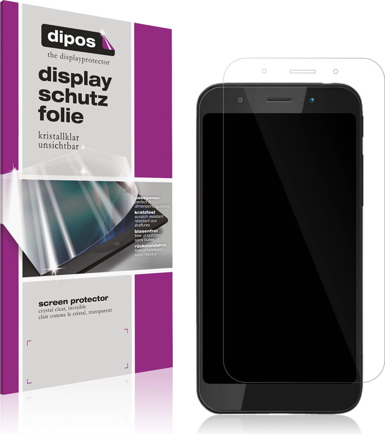 Dipos 4x Screen Protector for Shift Shift5Me Protection Crystal Clear