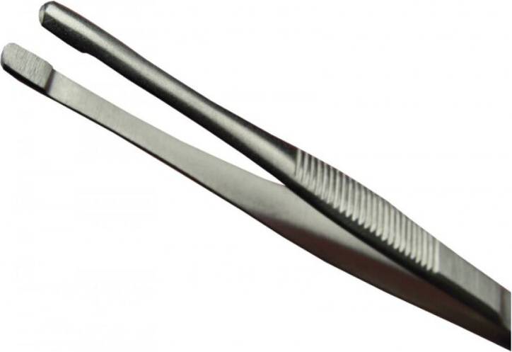 Salon Rounded Tweezers - Steel