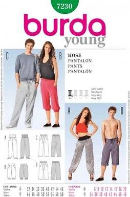 Burda Style Paper Sewing Pattern 7230