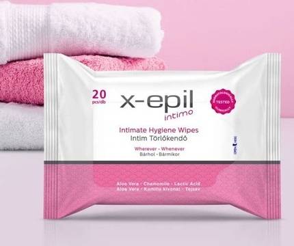 X-Epil Intimo Intimate Wipes 20 Count