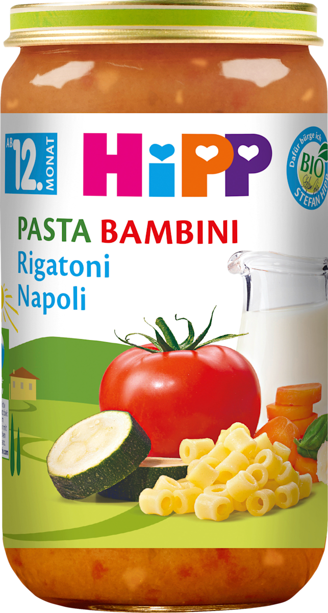 Hipp Menu Pasta Rigatoni Napoli 250g