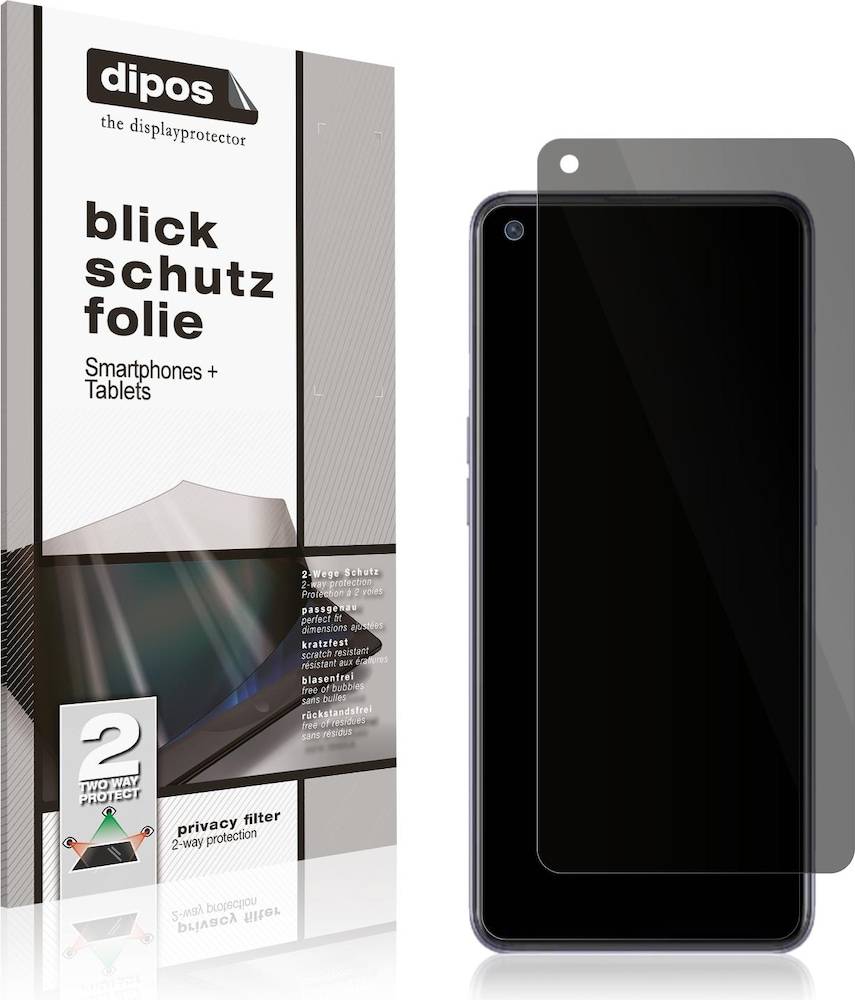 Dipos Oppo Reno6 Lite Privacy Filter Screen Protector