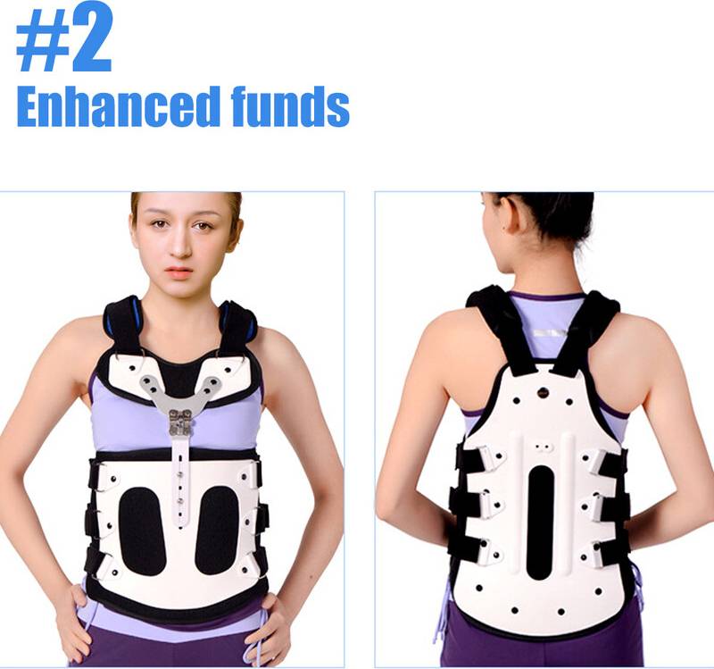 Maxpower Thoracolumbar Fixed Spinal Adjustable Back Brace S Type 2