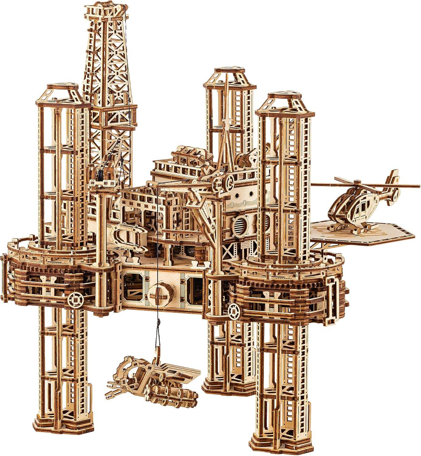Offshore Rig Platform 3D Puzzle