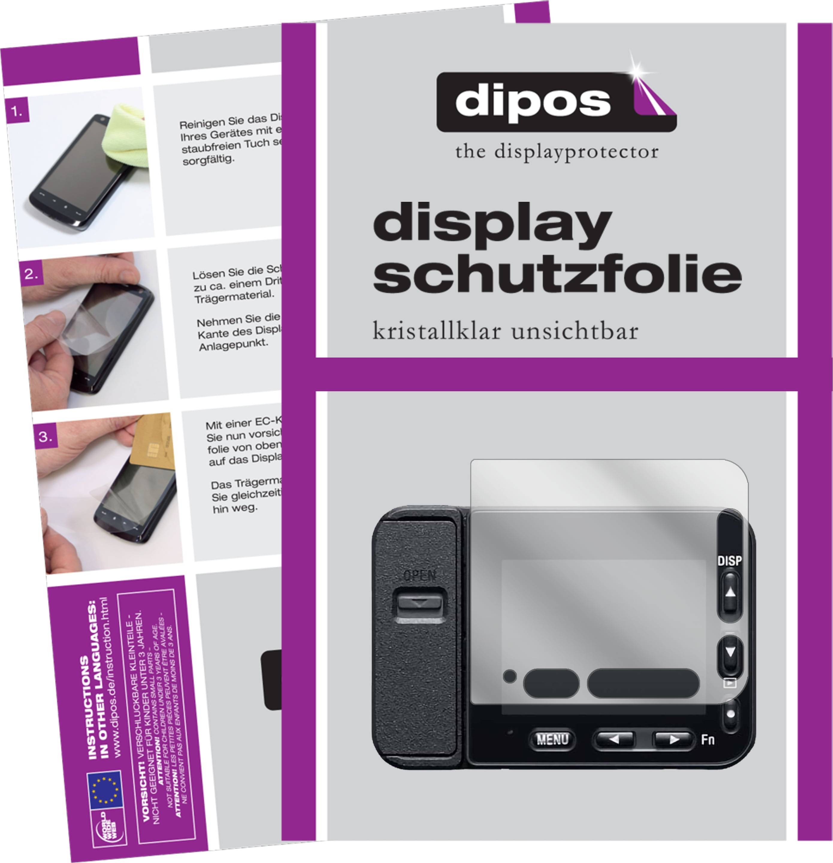 Dipos Screen Protector for DSC-RX0 II Crystal