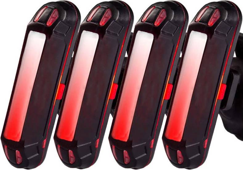 Greenzech Waterproof Bike Tail 500mAh Rear USB Charging Flashlight